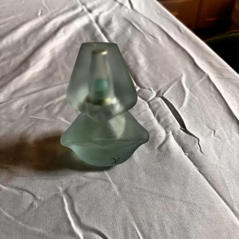 Salvador Dali Frosted Lip And Nose Parfume Bottle S.dali Ray paris Vintage